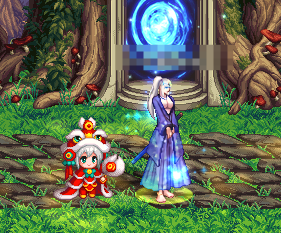 醒狮可爱少女宠物